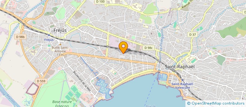 localisation de l'entreprise MONSIEUR AISSA BEN KHADER à FREJUS