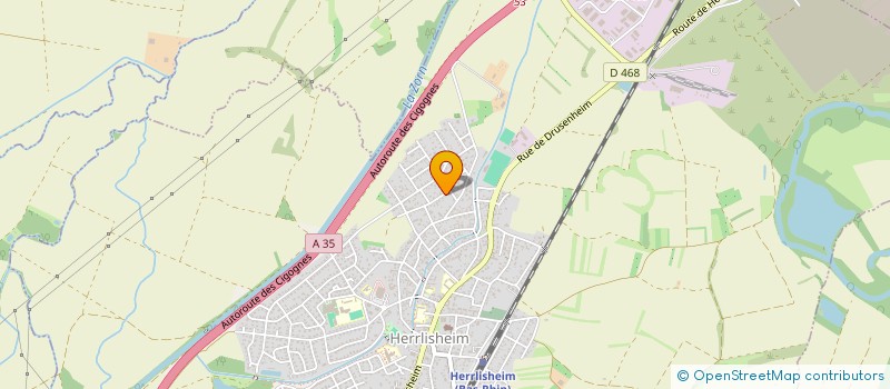 localisation de l'entreprise MONSIEUR AISSA BENMIMIYA  HERRLISHEIM