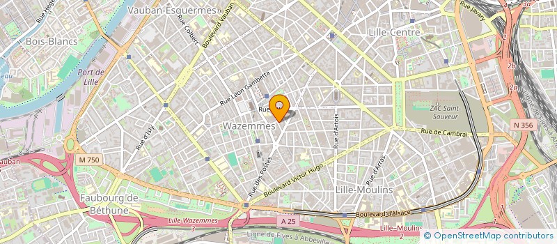 localisation de l'entreprise MONSIEUR AISSA BENOUAHLIMA à LILLE