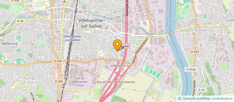 localisation de l'entreprise MONSIEUR AISSA BENZEKHROUFA à VILLEFRANCHE-SUR-SAONE