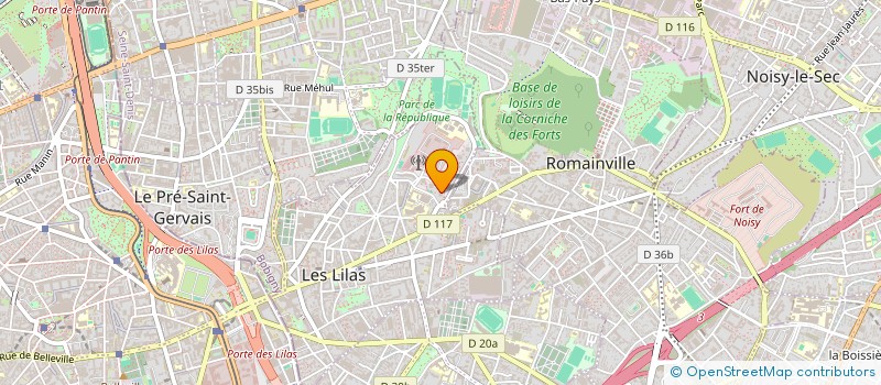 localisation de l'entreprise MONSIEUR AISSA BENZERGA à LES LILAS