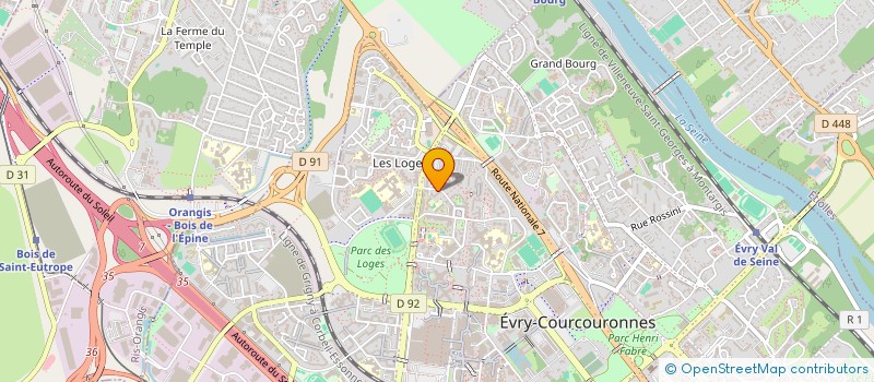 localisation de l'entreprise MONSIEUR AISSA BERKATI à EVRY-COURCOURONNES