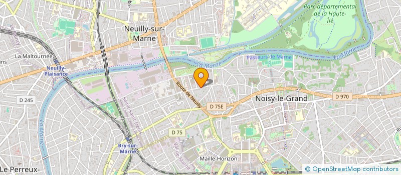 localisation de l'entreprise MONSIEUR AISSA BEZOUAOUIA  NOISY-LE-GRAND