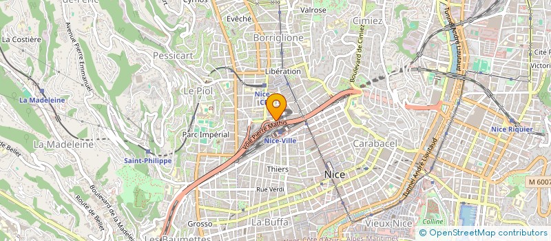 localisation de l'entreprise MONSIEUR AISSA BOUBAZINE à NICE