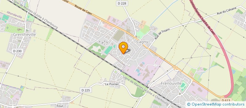 localisation de l'entreprise MONSIEUR AISSA BOUMEDDIENE  CAGNY