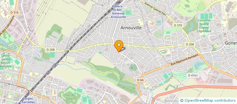 localisation de l'entreprise MONSIEUR AISSA BOUSSAHA  ARNOUVILLE