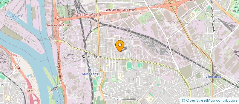 localisation de l'entreprise MONSIEUR AISSA BUKHALFA  SAINT-FONS