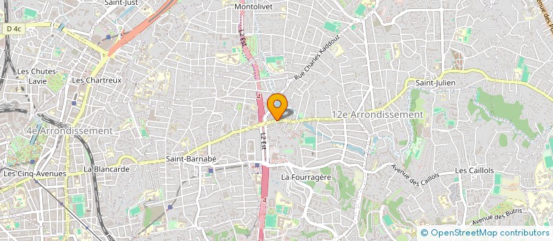 localisation de l'entreprise MONSIEUR AISSA CHELDA  MARSEILLE
