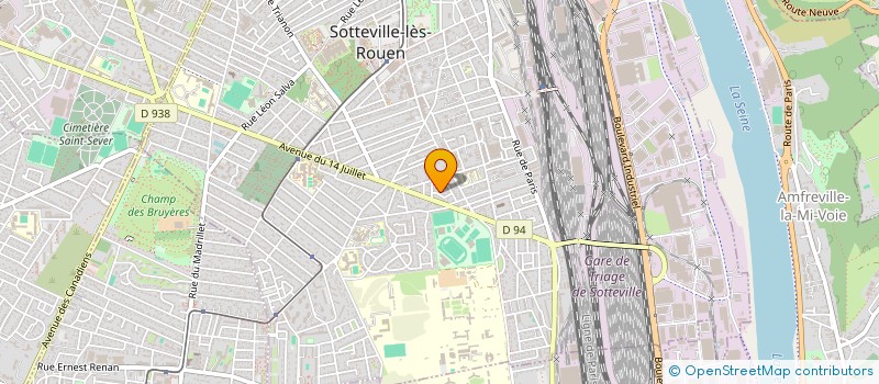 localisation de l'entreprise MONSIEUR AISSA DAUVIN  SOTTEVILLE-LES-ROUEN