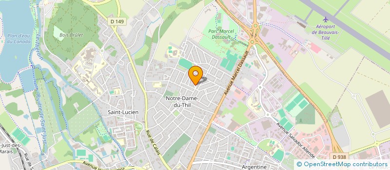 localisation de l'entreprise MONSIEUR AISSA DOUGA à BEAUVAIS