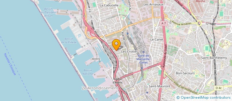 localisation de l'entreprise MONSIEUR AISSA HAMEL à MARSEILLE