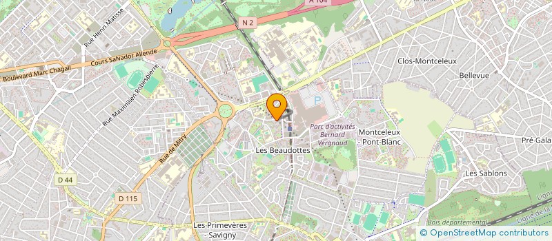 localisation de l'entreprise MONSIEUR AISSA HAMMACHE  SEVRAN