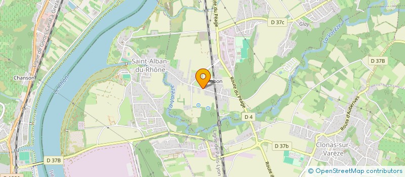 localisation de l'entreprise MONSIEUR AISSA HAMZA  SAINT-CLAIR-DU-RHONE