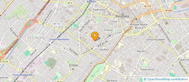 localisation de l'entreprise MONSIEUR AISSA HAOUCHINE  ROUBAIX