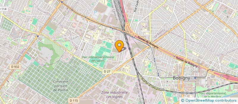 localisation de l'entreprise MONSIEUR AISSA HIOUN  BOBIGNY