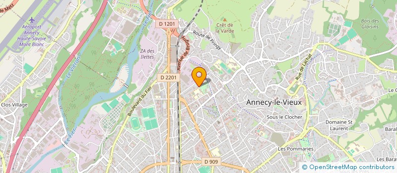 localisation de l'entreprise MONSIEUR AISSA HOUIDR  ANNECY