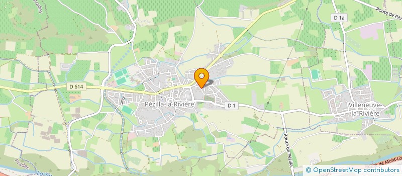 localisation de l'entreprise MONSIEUR AISSA IHAMOUINE  PEZILLA DE LA RIVIERE