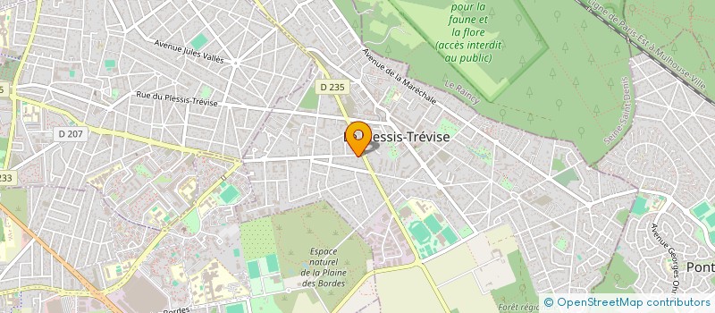 localisation de l'entreprise MONSIEUR AISSA KERDJA à LE PLESSIS-TREVISE
