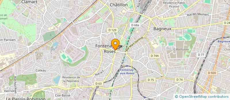localisation de l'entreprise MONSIEUR AISSA MEHENNI à FONTENAY-AUX-ROSES