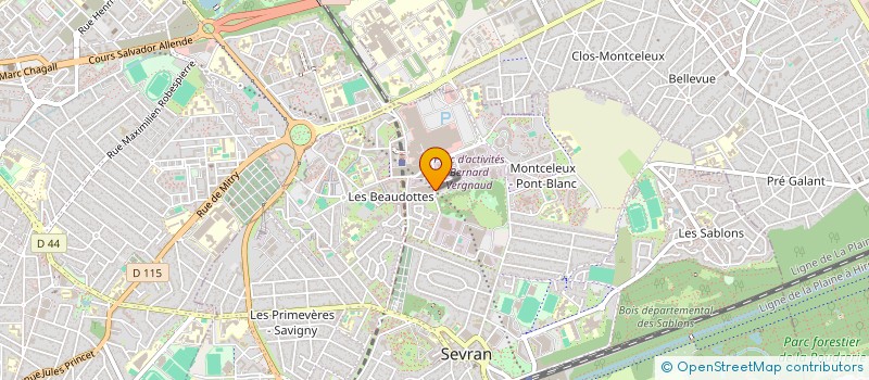 localisation de l'entreprise MONSIEUR AISSA MENADI à SEVRAN