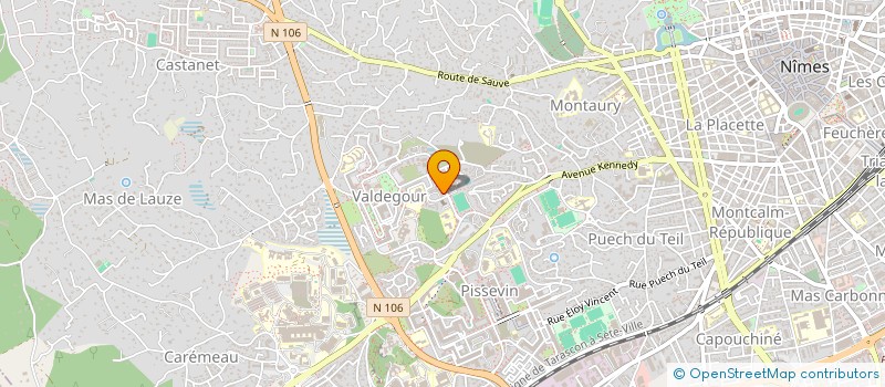 localisation de l'entreprise MONSIEUR AISSA MEZRAG  NIMES