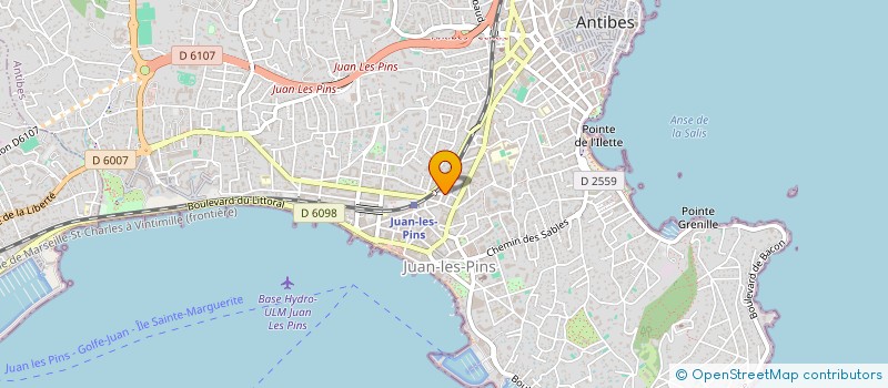 localisation de l'entreprise MONSIEUR AISSA MOKHTALIS à ANTIBES