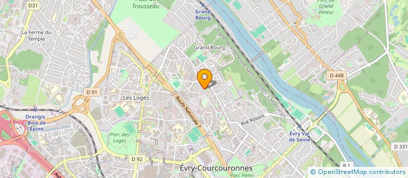 localisation de l'entreprise MONSIEUR AISSA MOSTEFA SEBAA  EVRY-COURCOURONNES