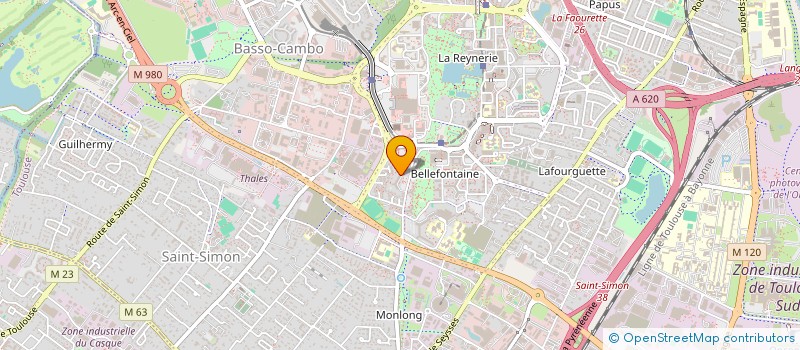 localisation de l'entreprise MONSIEUR AISSA MOUSSAOUI  TOULOUSE