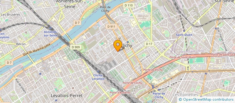 localisation de l'entreprise MONSIEUR AISSA NADIR à CLICHY