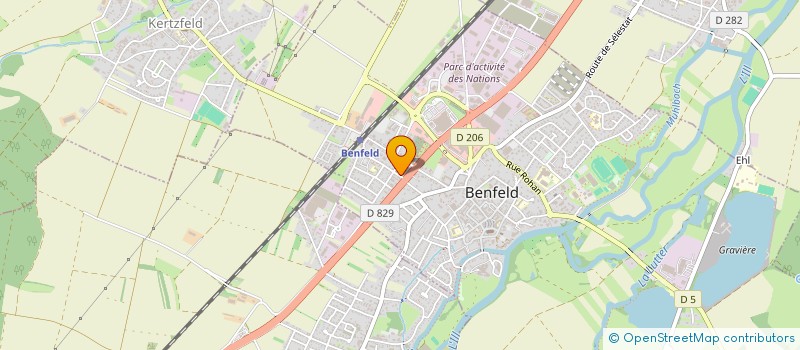 localisation de l'entreprise MONSIEUR AISSA NOUAOURIA  BENFELD