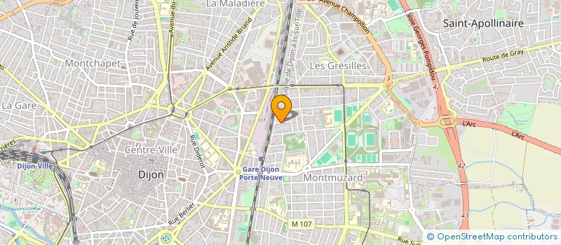 localisation de l'entreprise MONSIEUR AISSA SADOUN  DIJON