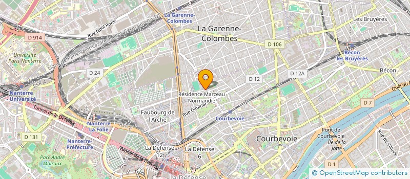 localisation de l'entreprise MONSIEUR AISSA SAIDI à COURBEVOIE