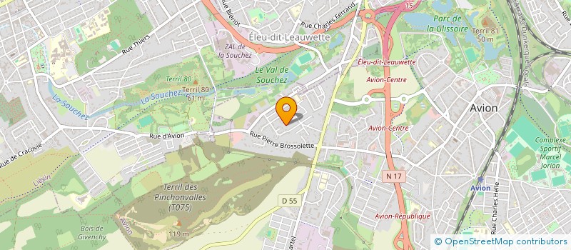 localisation de l'entreprise MONSIEUR AISSAH N'MER  AVION