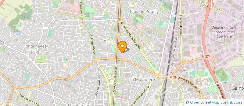 localisation de l'entreprise MONSIEUR AISSAM BENMEBAREK  DIJON