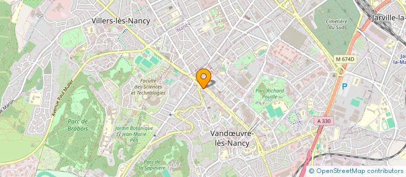 localisation de l'entreprise MONSIEUR AISSAM BOUKROUH  VANDUVRE-LES-NANCY