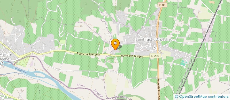 localisation de l'entreprise MONSIEUR AISSAM CHADLI  PONT-SAINT-ESPRIT