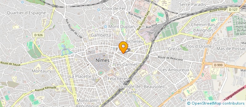 localisation de l'entreprise MONSIEUR AISSAM LAAYOUNI  NIMES