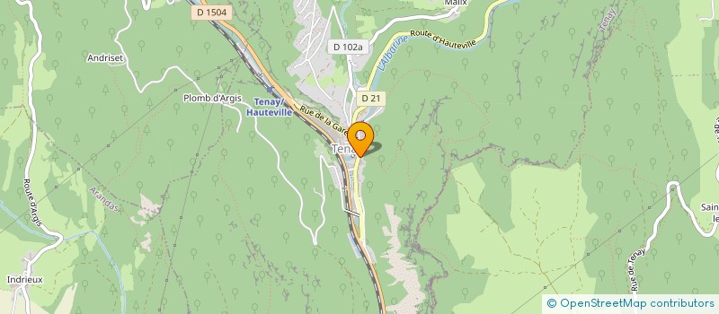 localisation de l'entreprise MONSIEUR AISSAM OUHIBI  TENAY