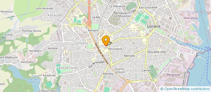 localisation de l'entreprise MONSIEUR AISSAME BELABBAS  LORIENT