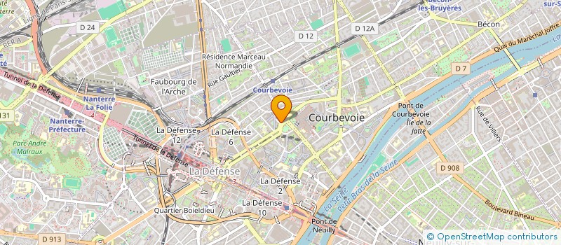 localisation de l'entreprise MONSIEUR AISSAME KHATIRI à COURBEVOIE