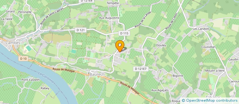 localisation de l'entreprise MONSIEUR AISSAR CHETOUANE  BAURECH