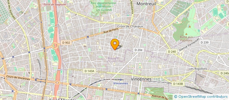 localisation de l'entreprise MONSIEUR AITOR ETEO MBA à MONTREUIL