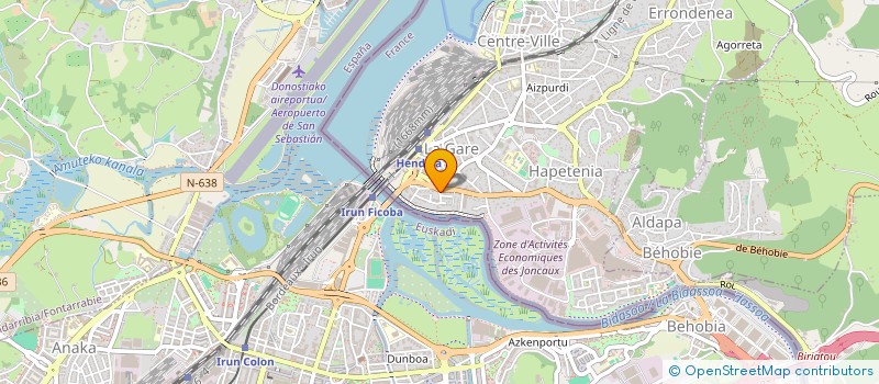 localisation de l'entreprise MONSIEUR AITOR HERNANDEZ RUESGAS à HENDAYE