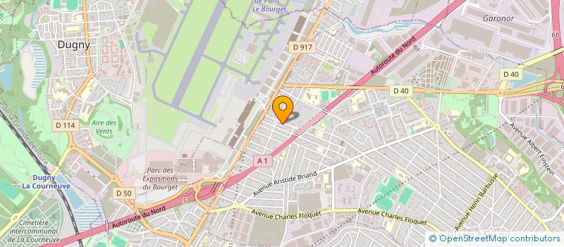 localisation de l'entreprise MONSIEUR AJALA ISMAIL  LE BLANC-MESNIL