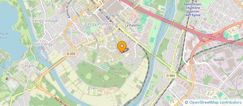 localisation de l'entreprise MONSIEUR AJAY MOLLIK  CERGY