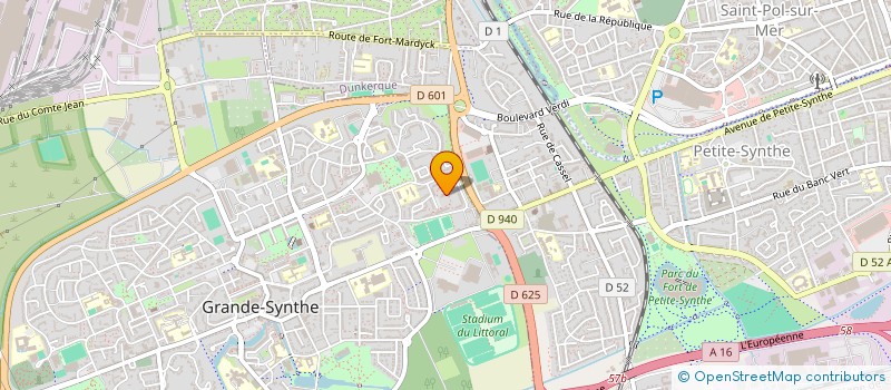 localisation de l'entreprise MONSIEUR AJDIN KRASNIQI  GRANDE-SYNTHE