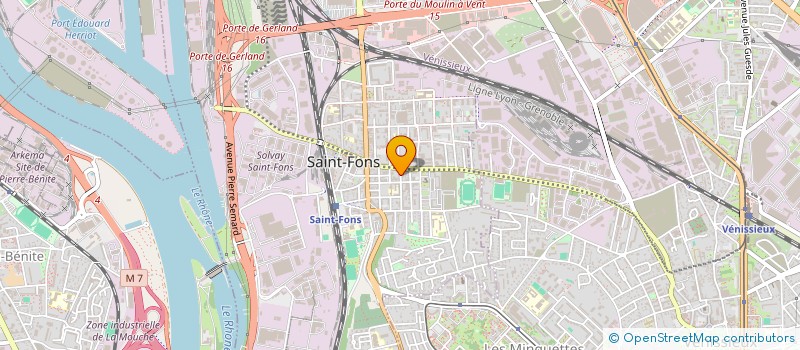 localisation de l'entreprise MONSIEUR AJET BARILEVA à SAINT-FONS