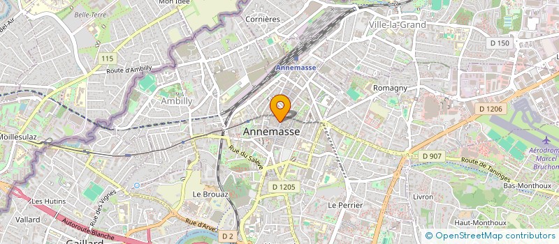 localisation de l'entreprise MONSIEUR AJET ZEKA  ANNEMASSE