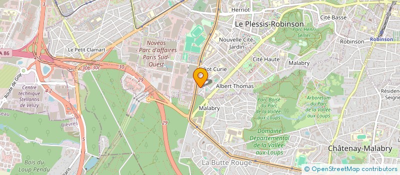 localisation de l'entreprise MONSIEUR AJIMALI ALI IBRAHIMA  LE PLESSIS-ROBINSON