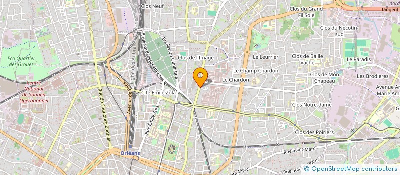 localisation de l'entreprise MONSIEUR AJMAL ABDOLRAHIMZAI à ORLEANS